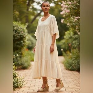 Stuart Weitzman Boho Style Tulle Sheer Ankle strap Wedge Shoe